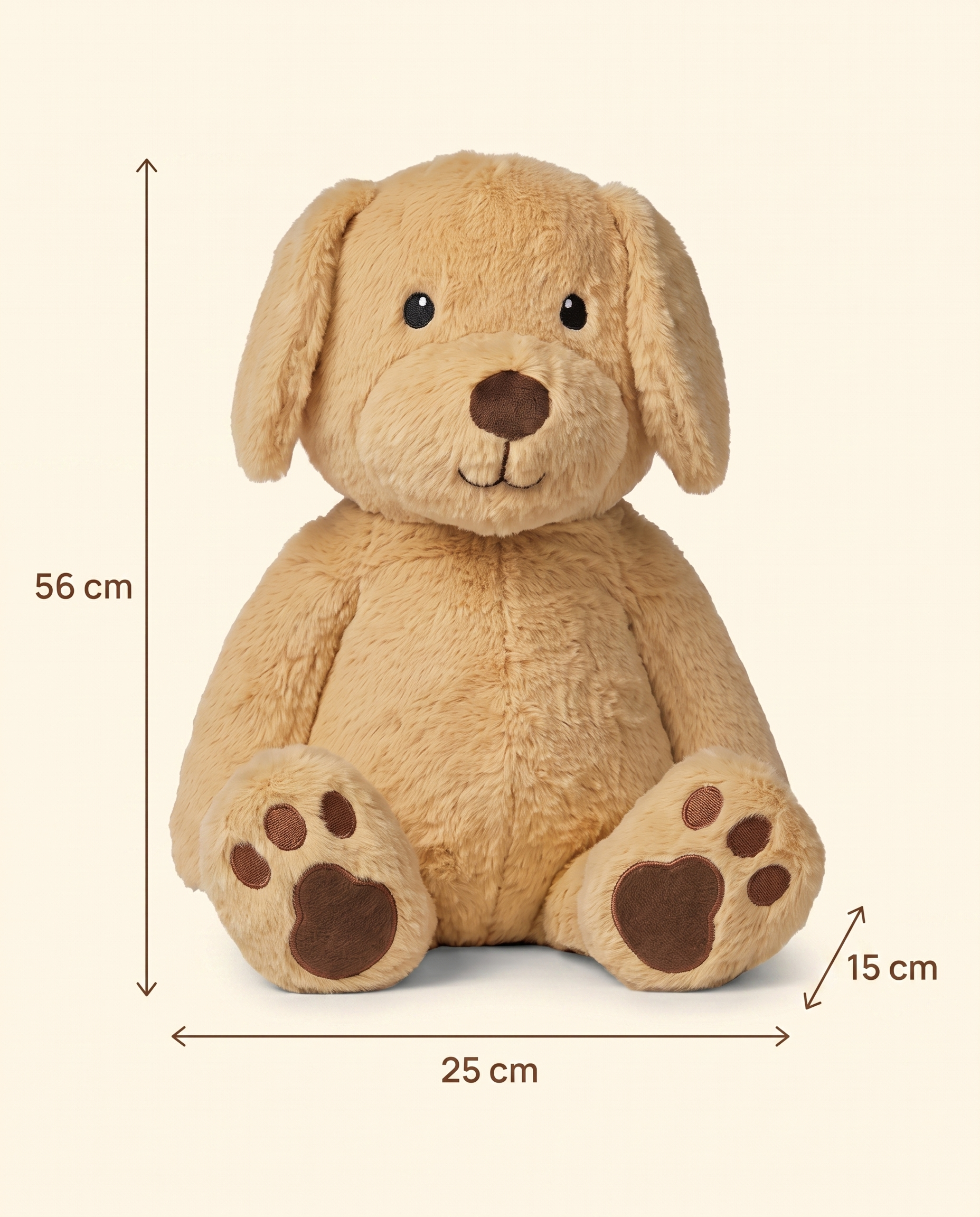 Afmetingen Bo: 56 cm hoog, 25 cm breed, 15 cm diep